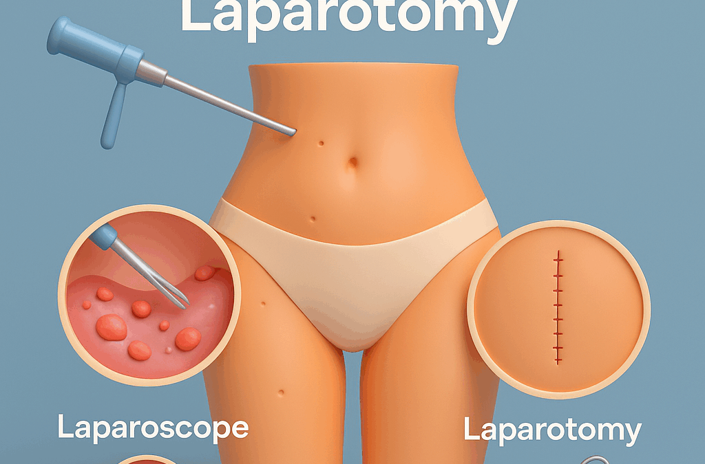 Laparoscopia vs. Laparotomía en el manejo de la endometriosis: lo que debes saber
